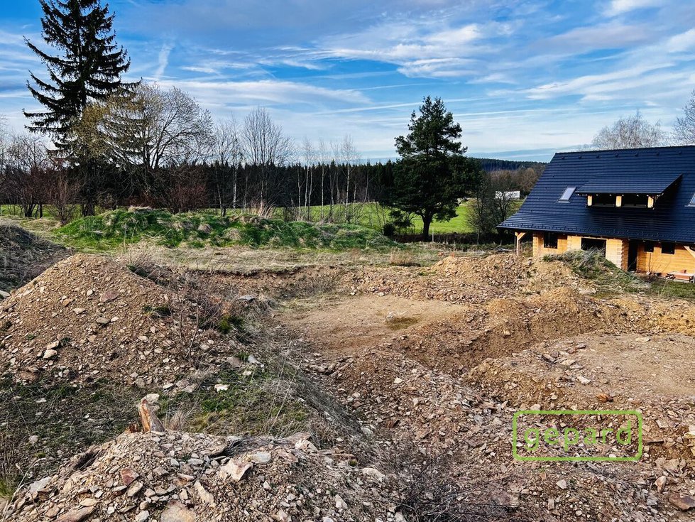 Prodej stavební parcely 1771 m², Vacov