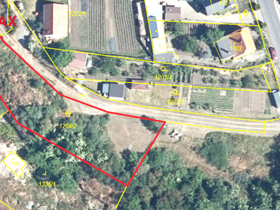 Prodej ostatních pozemků 1105 m², Žatec