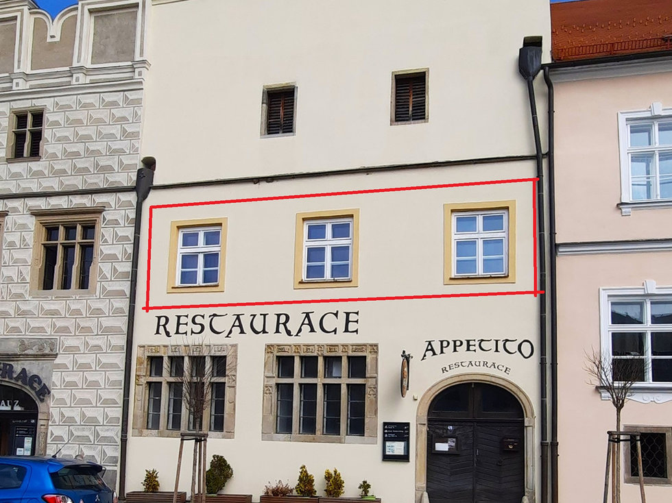 čelní pohled