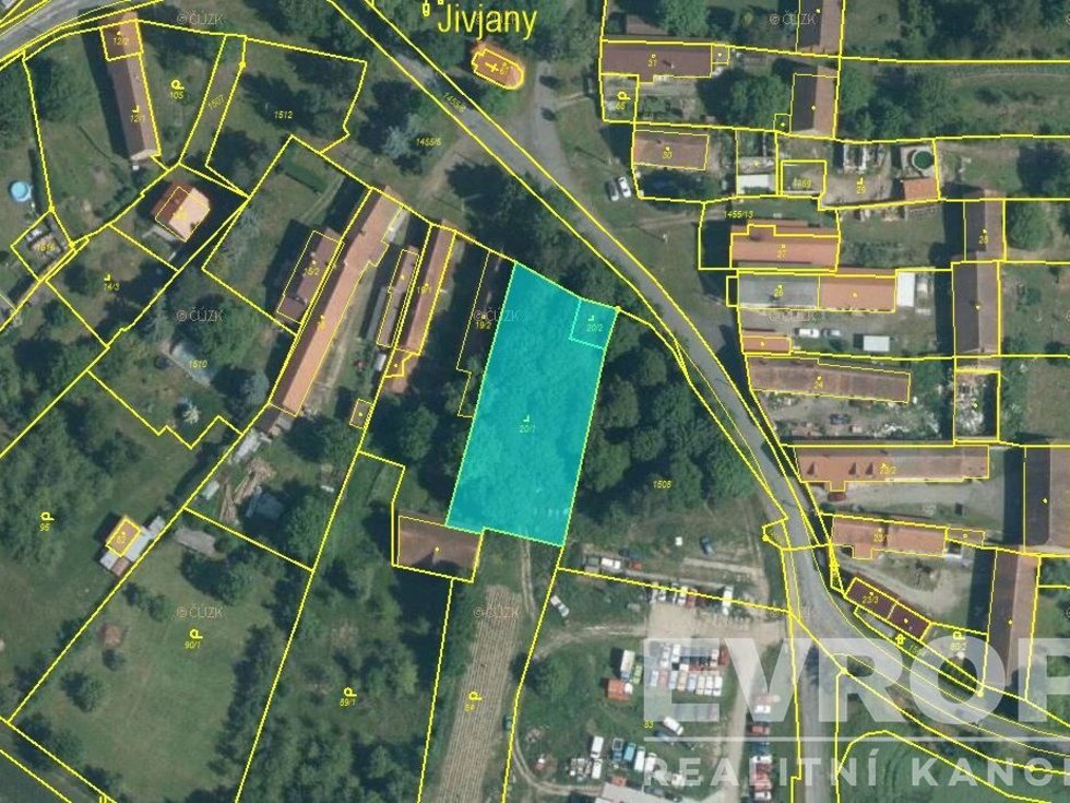 Prodej stavební parcely 1504 m², Velký Malahov