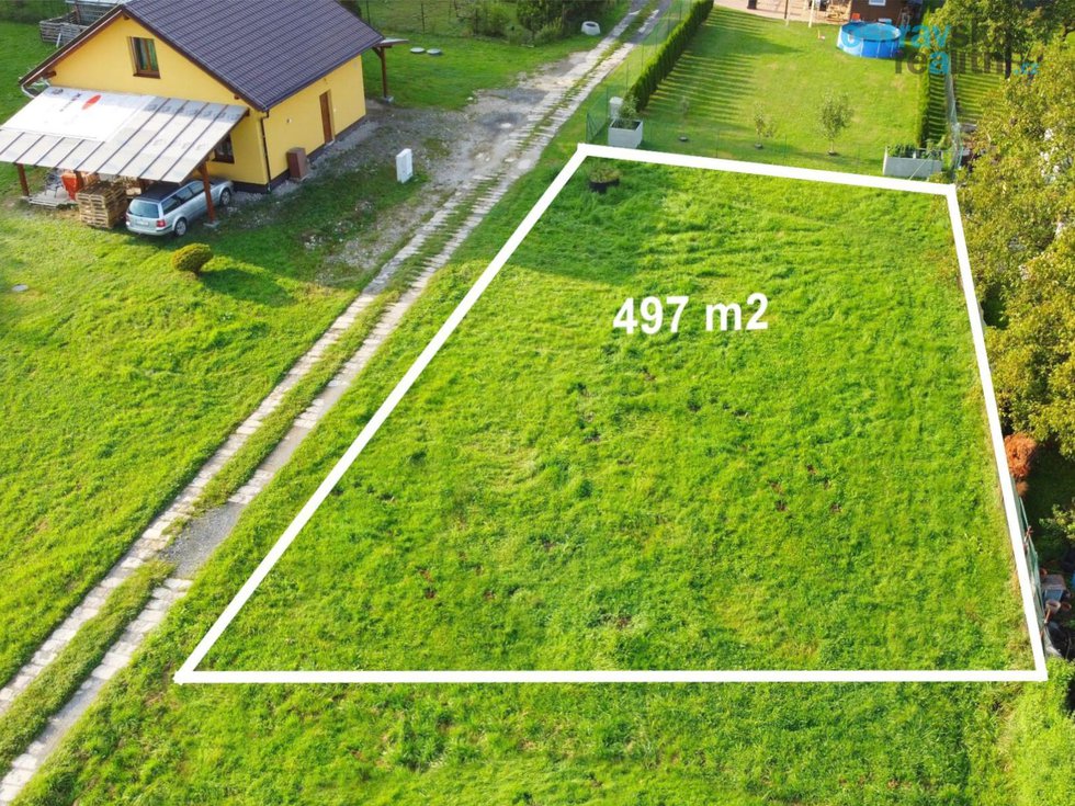 Prodej stavební parcely 497 m², Doubrava