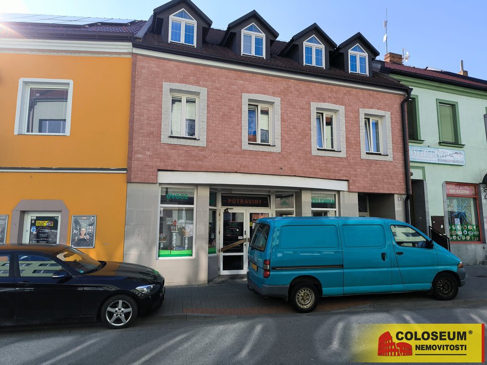Pohled na dům – Boskovice – pronájem komerce