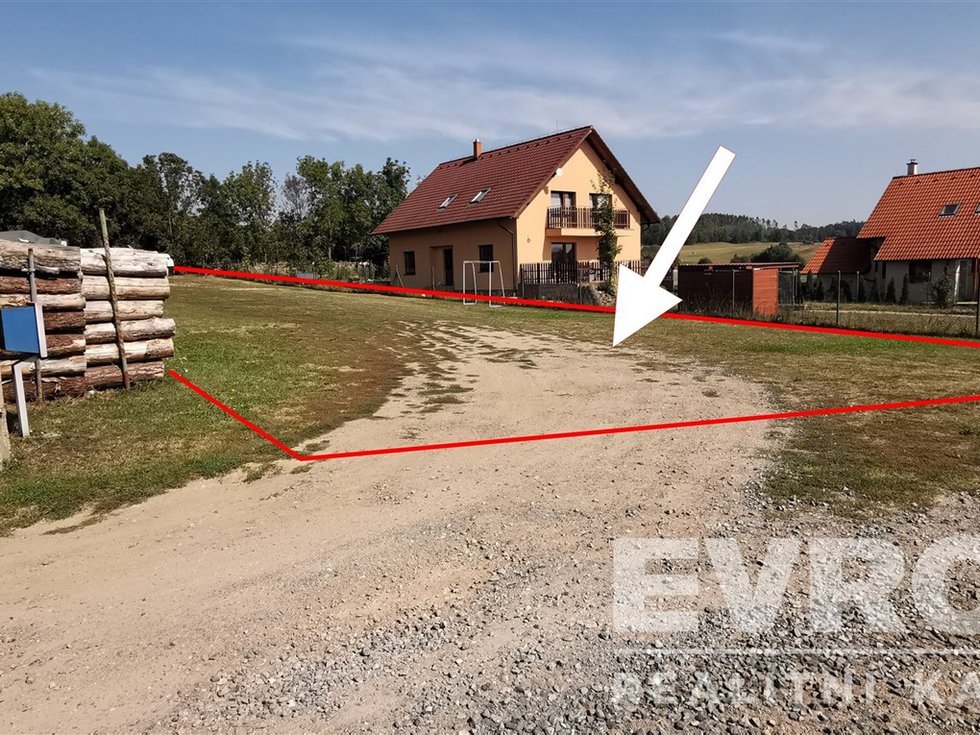 Prodej stavební parcely 1148 m², Korkyně