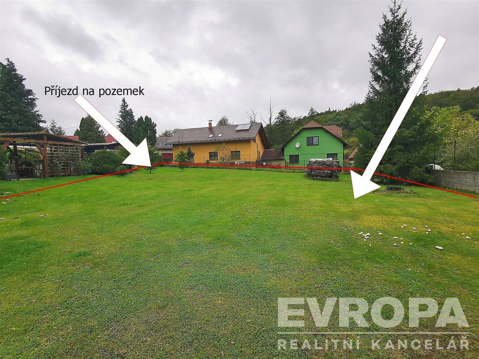 Prodej stavební parcely 980 m², Milín