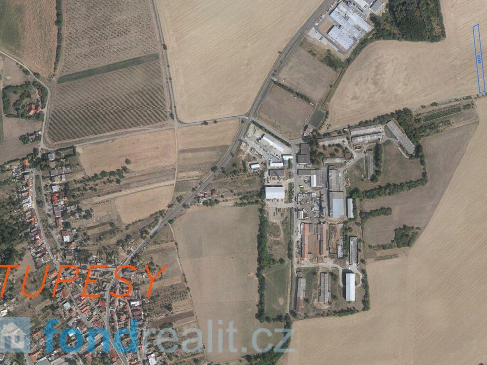 Prodej zemědělské půdy 627 m², Tupesy