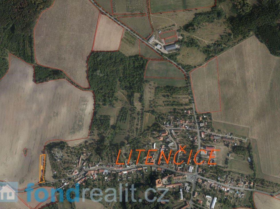 Prodej zemědělské půdy 2552 m², Litenčice