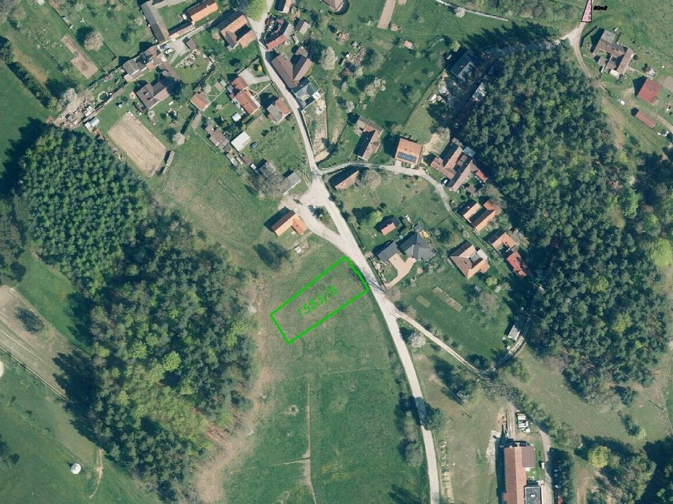 Prodej stavební parcely 1308 m², Slavče
