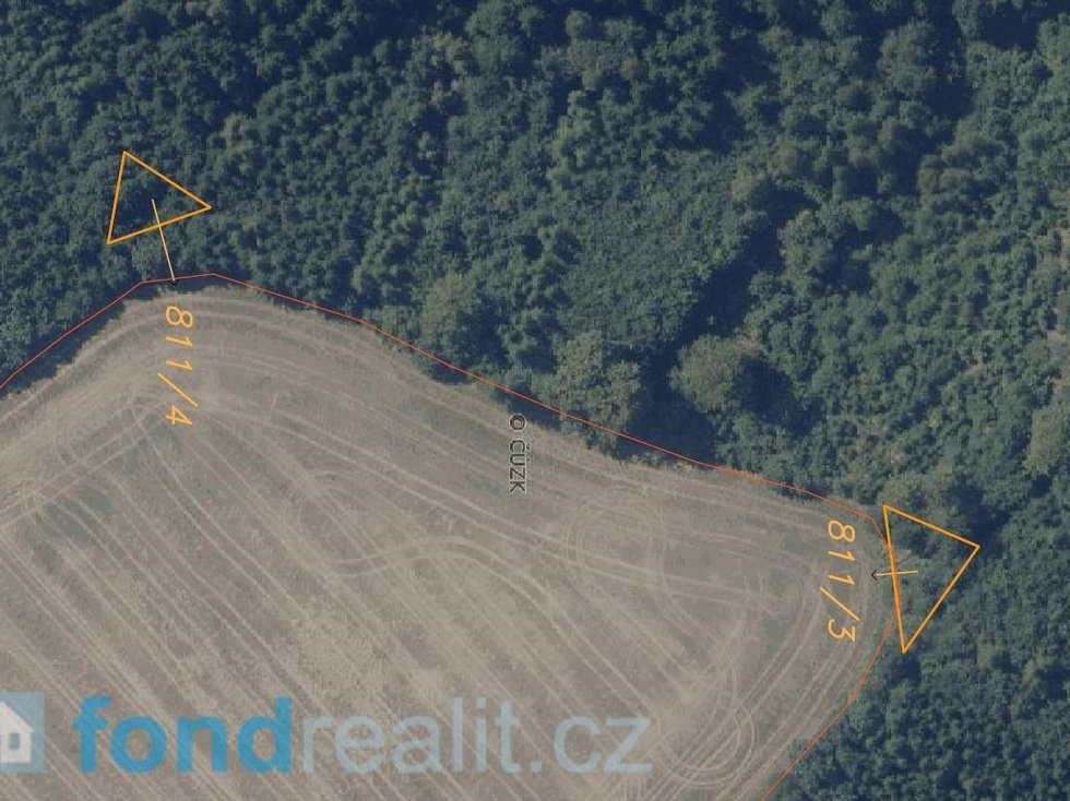 Prodej zemědělské půdy 7831 m², Krchleby