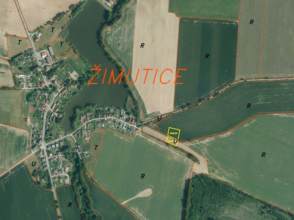 Prodej zemědělské půdy 3483 m², Žimutice