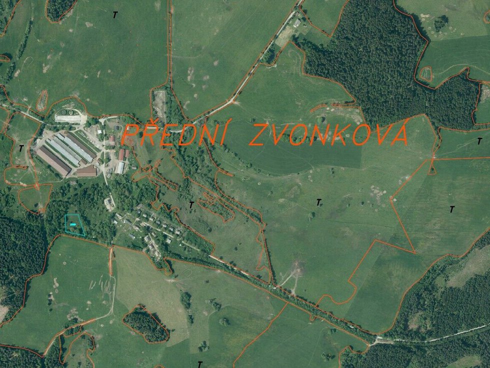 Prodej ostatních pozemků 3443 m², Horní Planá