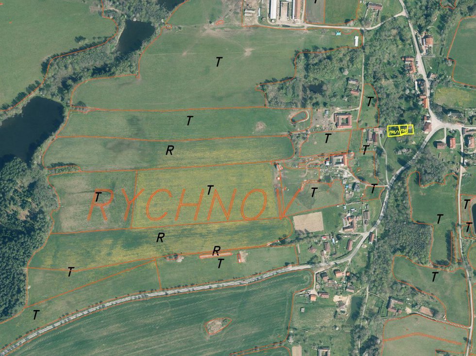 Prodej ostatních pozemků 1248 m², Horní Stropnice