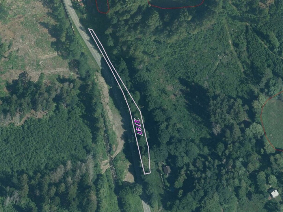 Prodej ostatních pozemků 933 m², Malá Bystřice