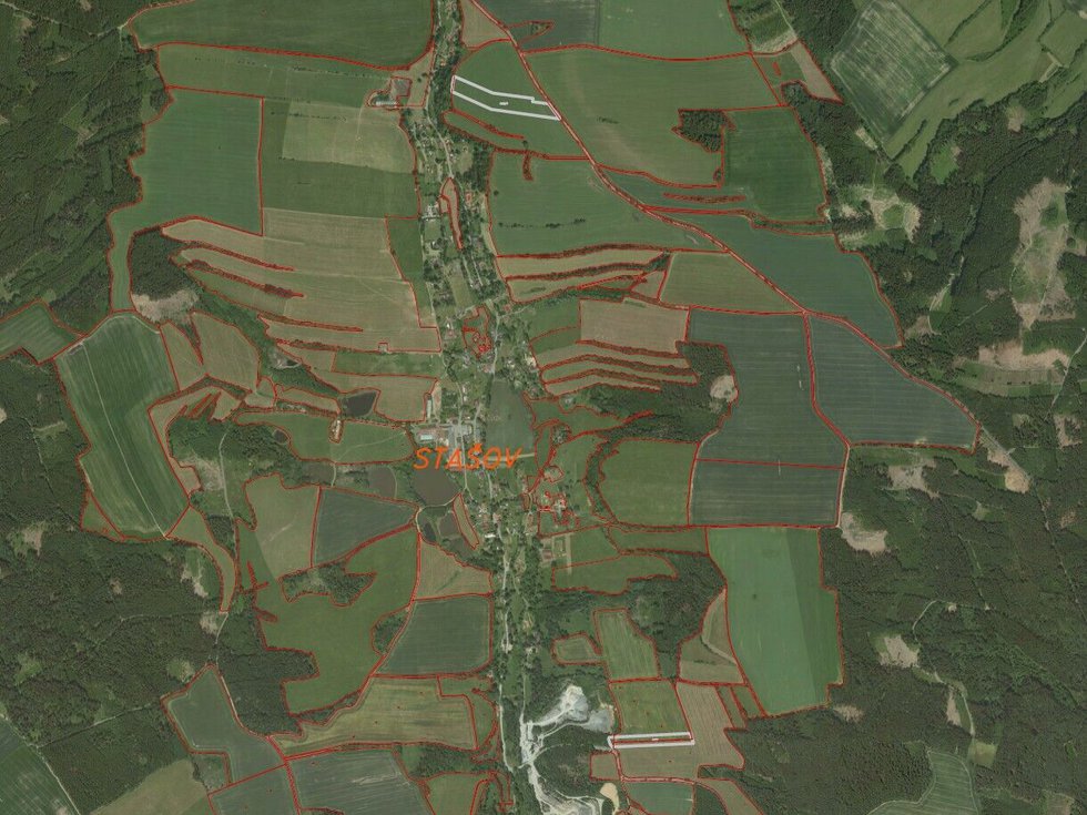 Prodej zemědělské půdy 33702 m², Stašov