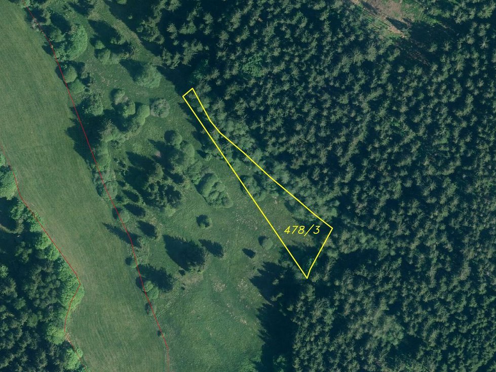 Prodej ostatních pozemků 12168 m², Železná Ruda