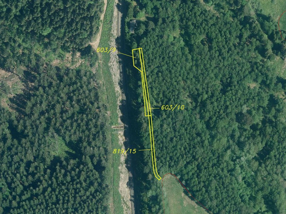 Prodej ostatních pozemků 1644 m², Železná Ruda