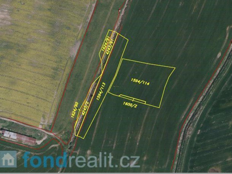 Prodej zemědělské půdy 16506 m², Lomnice nad Lužnicí