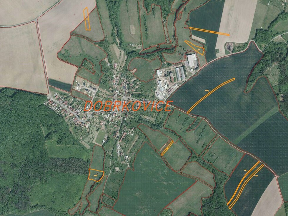 Prodej ostatních pozemků 30944 m², Dobrkovice