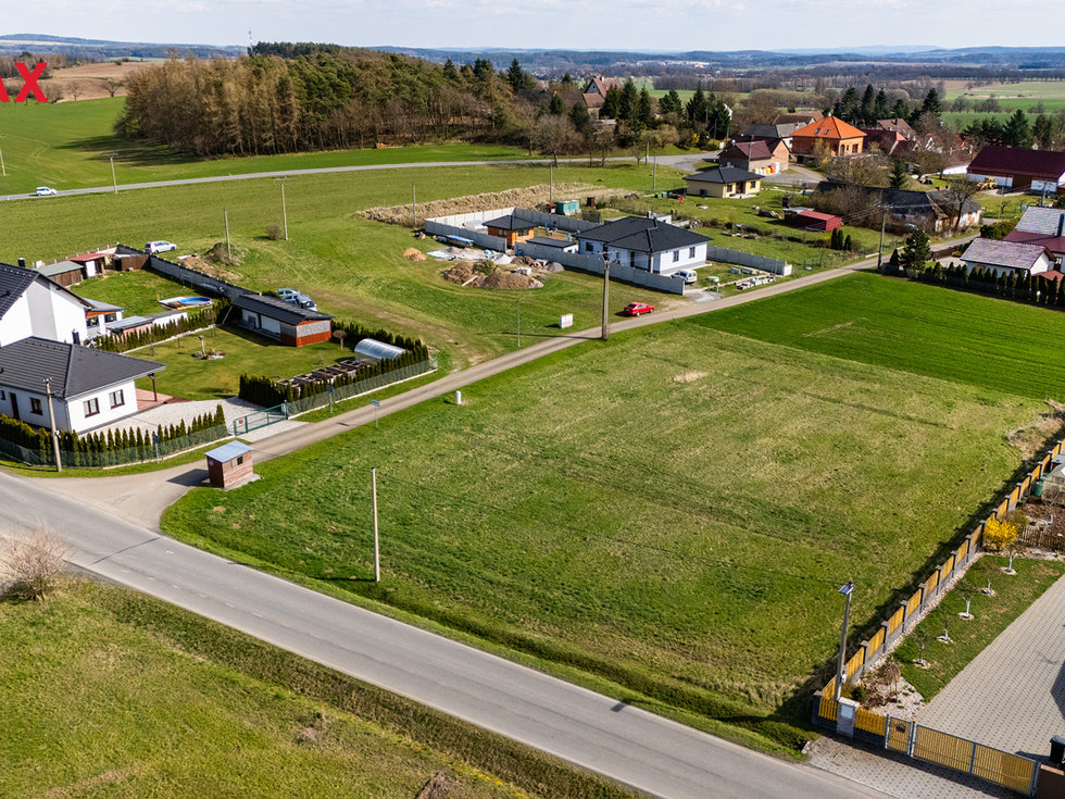 Prodej stavební parcely 1681 m², Modřovice
