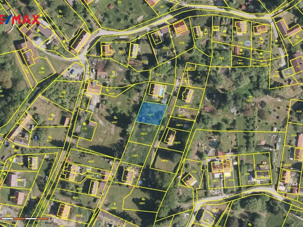 Prodej stavební parcely 405 m², Benešov nad Černou