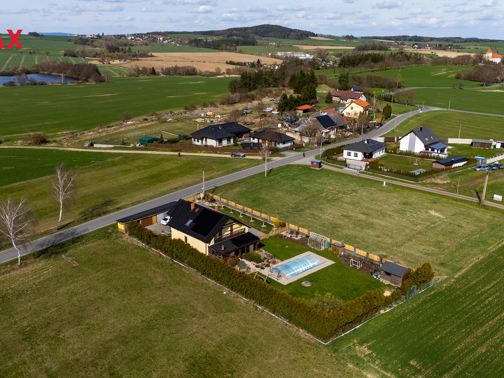 Prodej stavební parcely 1100 m², Modřovice