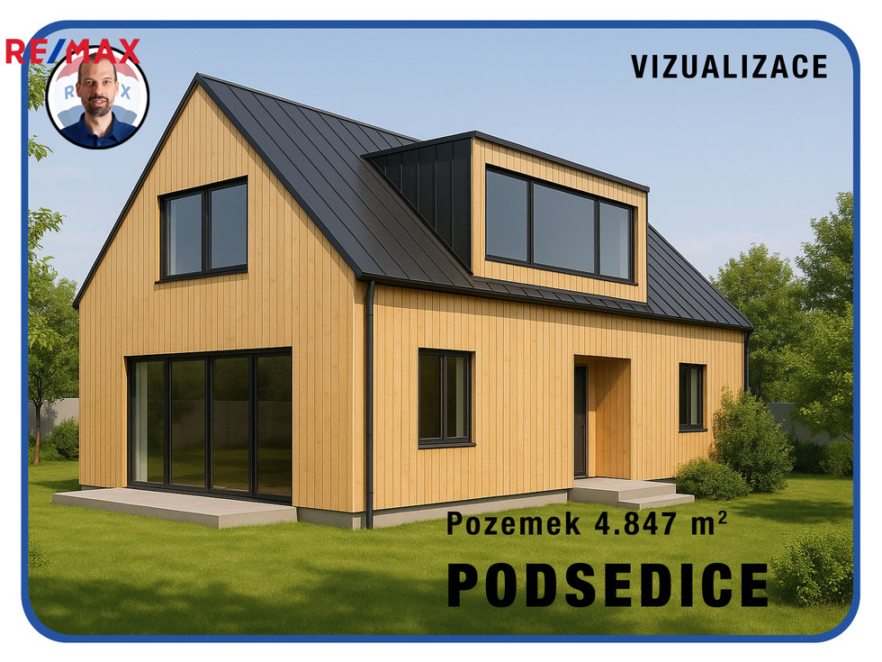 Prodej stavební parcely 4847 m², Podsedice