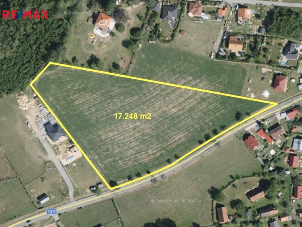 Prodej stavební parcely 17248 m², Heřmaničky