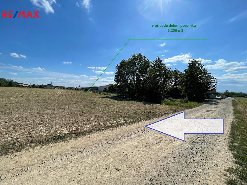Prodej zemědělské půdy 5206 m², Dolany
