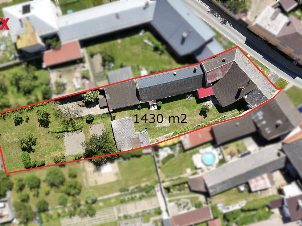 Prodej stavební parcely 1430 m², Hněvotín