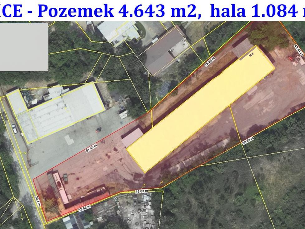 Prodej skladu 4643 m², Zdice