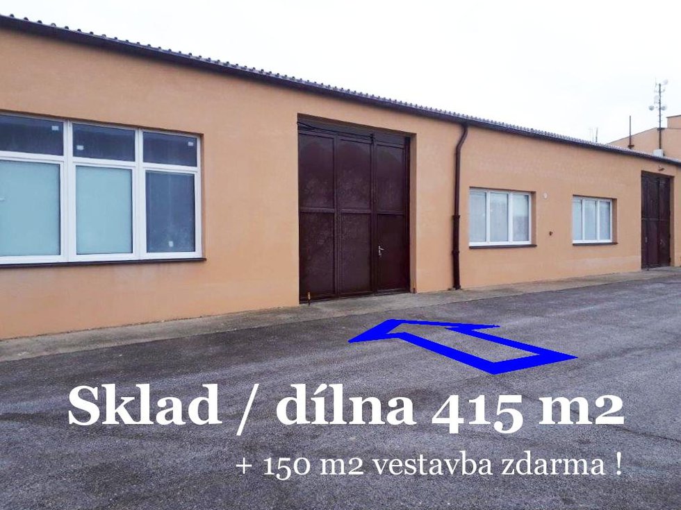 Pronájem skladu 415 m², Praha