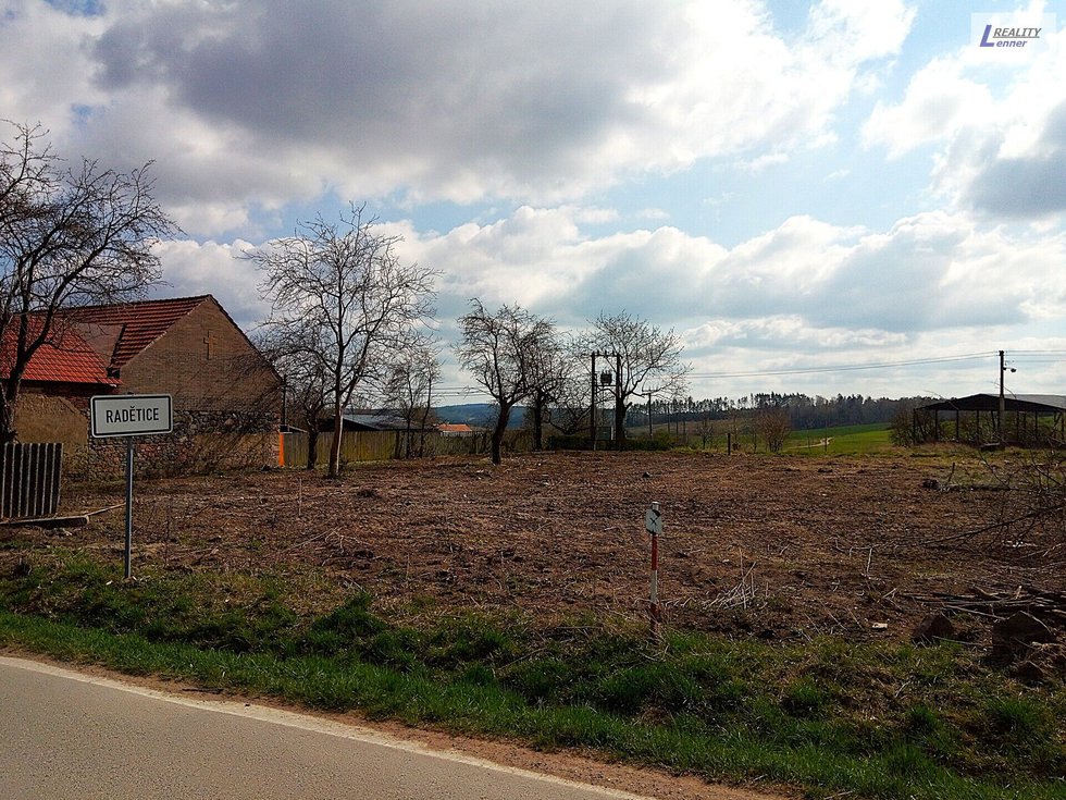 Prodej stavební parcely 1720 m², Radětice