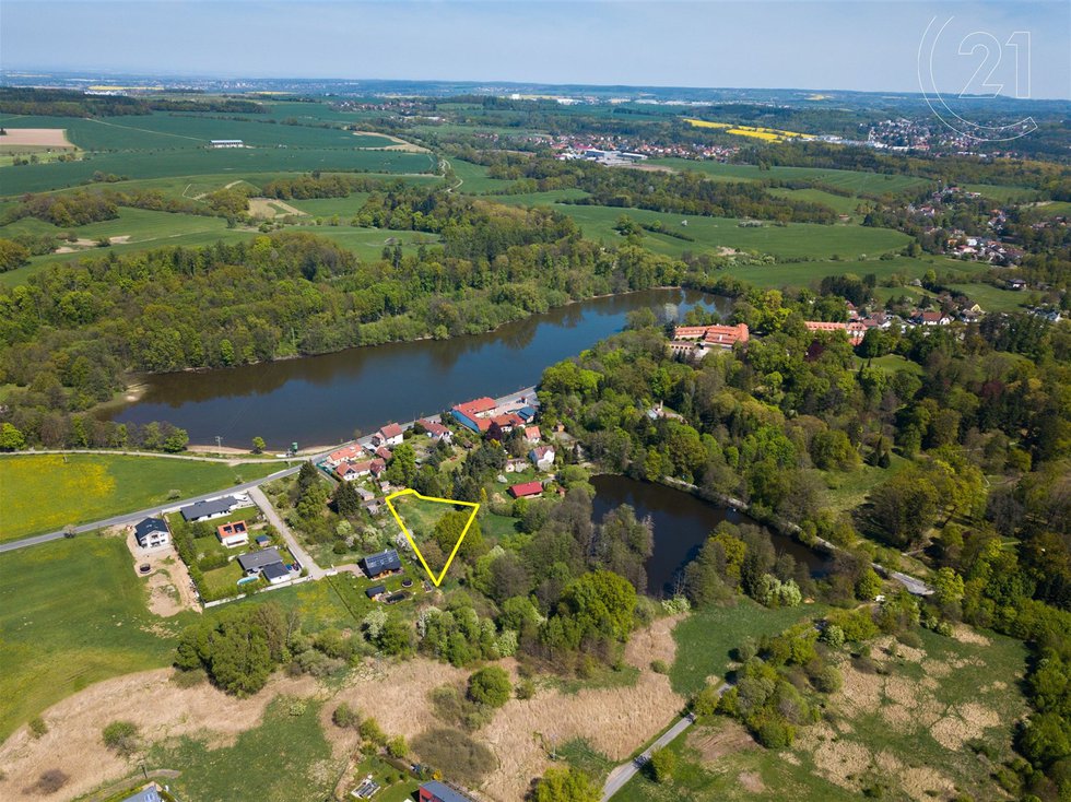 Prodej stavební parcely 1416 m², Kamenice