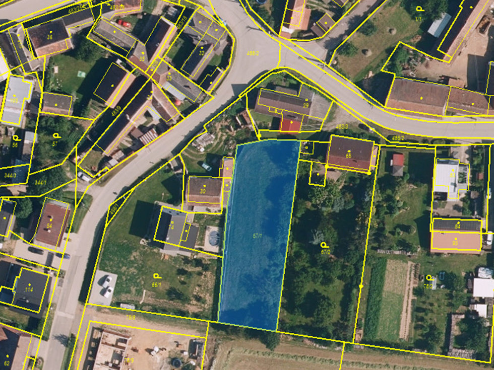 Prodej stavební parcely 1472 m², Dolní Lažany