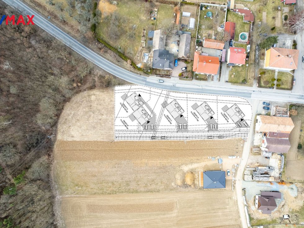 Prodej stavební parcely 3987 m², Jinošov