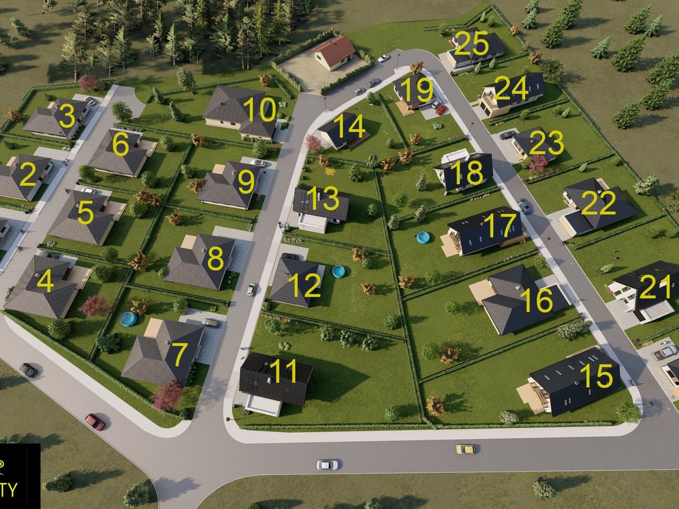 JOLK Reality, prodej pozemků s výstavbou domů Uhlí