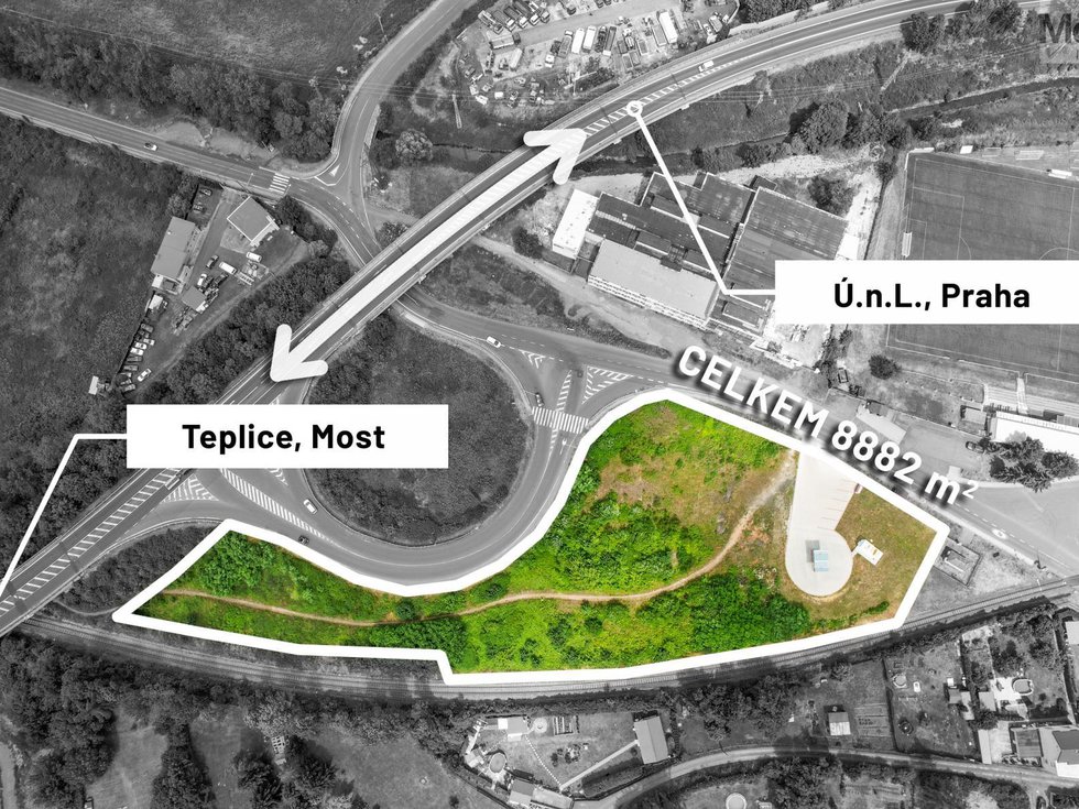 Prodej stavební parcely 8882 m², Bystřany