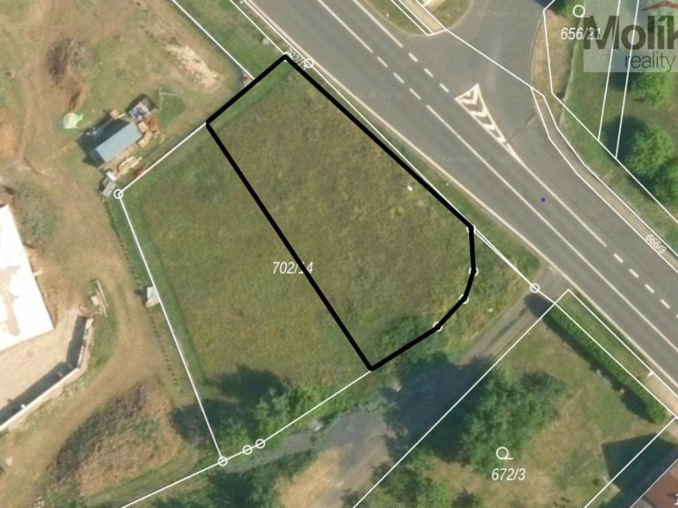 Prodej stavební parcely 776 m², Bořislav