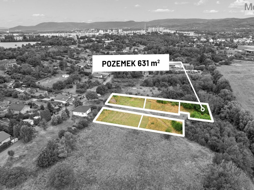 Prodej stavební parcely 631 m², Teplice