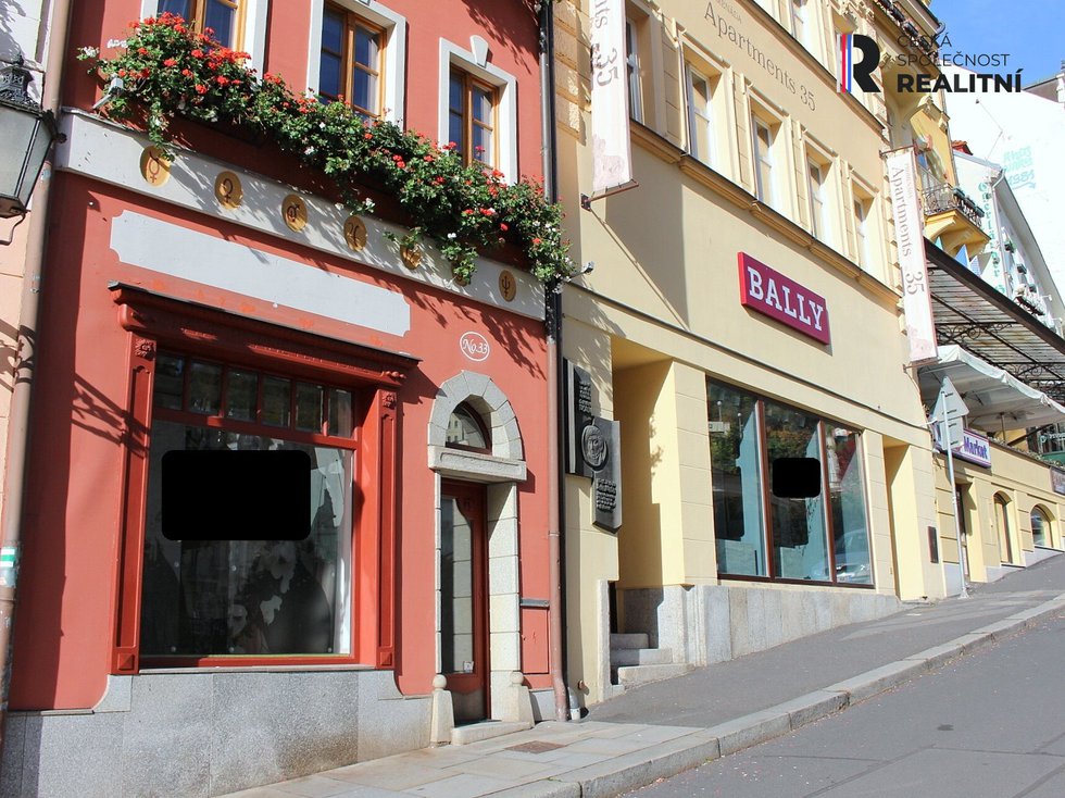 Pronájem obchodu 35 m², Karlovy Vary
