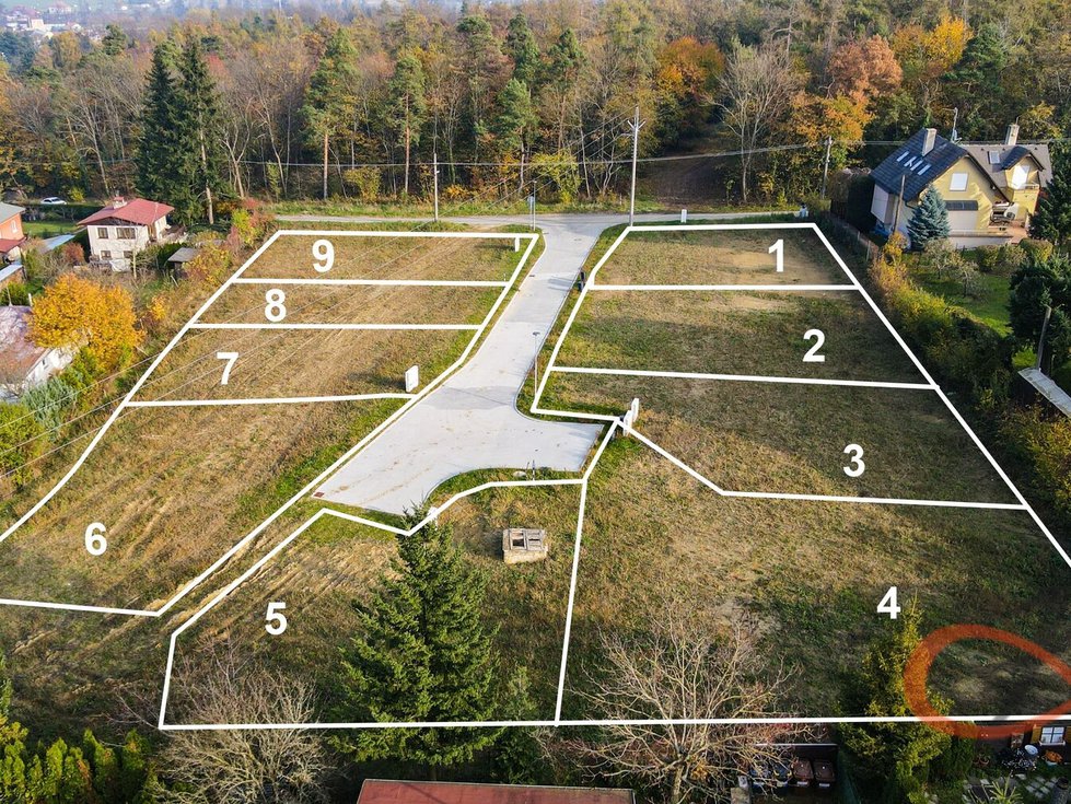 Prodej stavební parcely 417 m², Mostkovice