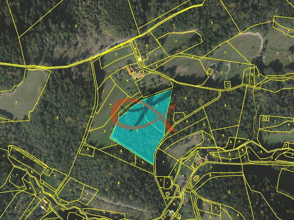 Prodej lesa 9679 m², Hutisko-Solanec