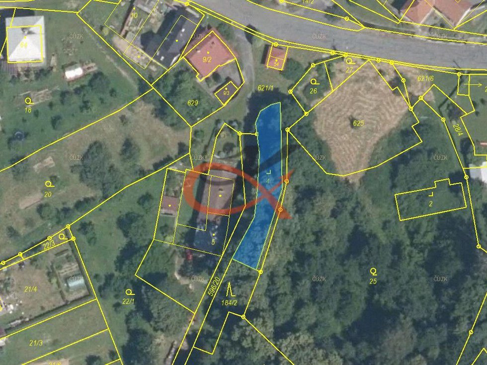 Prodej stavební parcely 332 m², Kelč