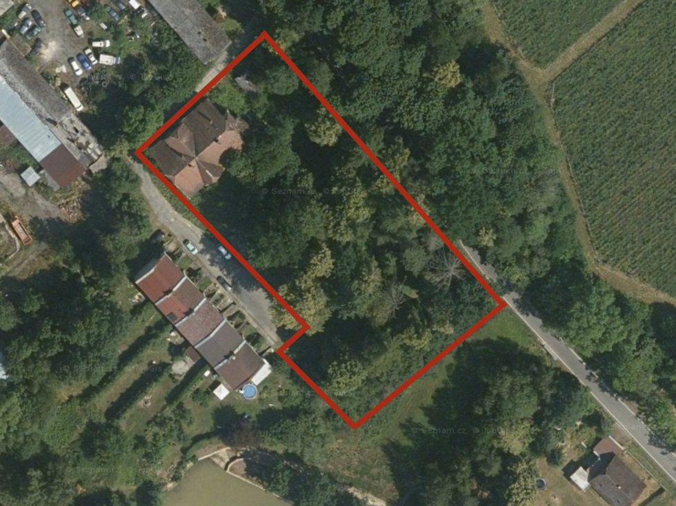 Prodej stavební parcely 4200 m², Zbýšov