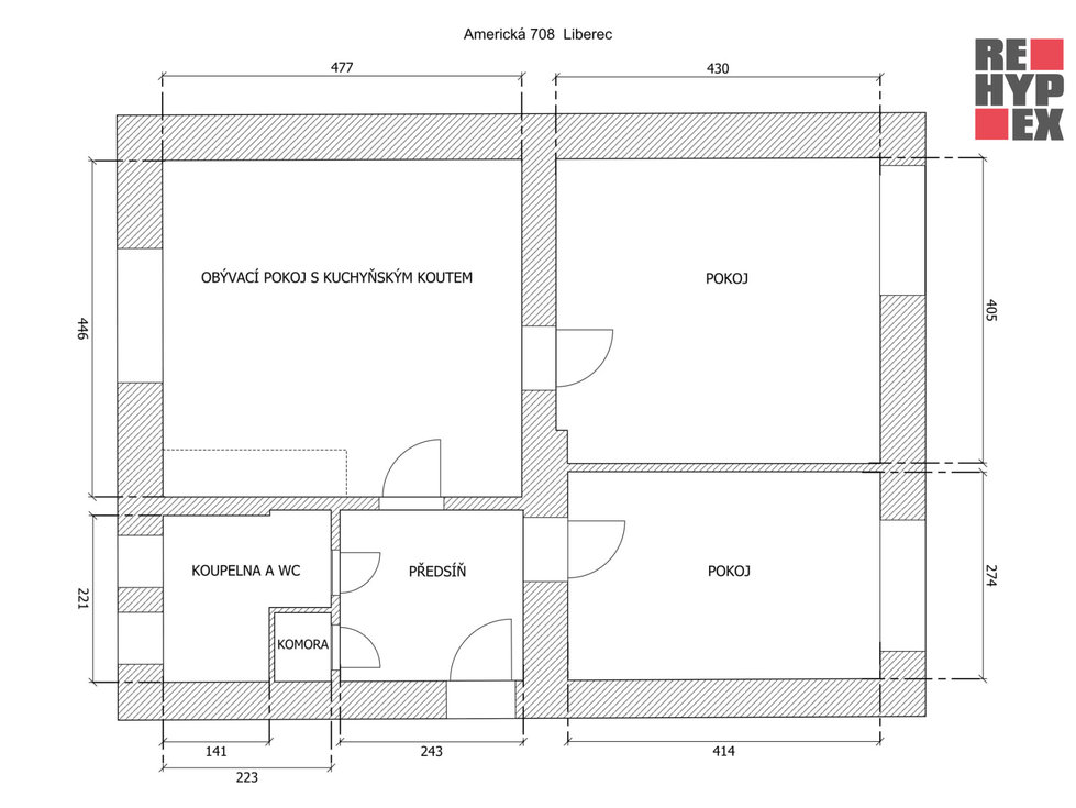 Prodej bytu 3+kk 66 m², Liberec