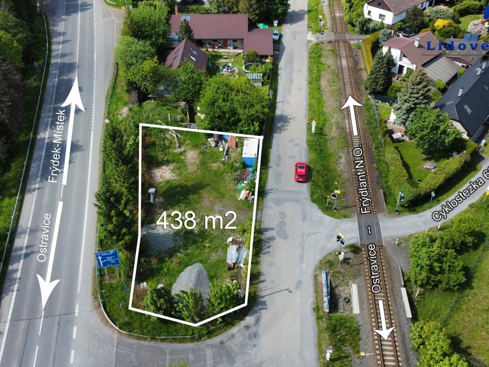 Prodej komerčního pozemku 438 m², Frýdlant nad Ostravicí