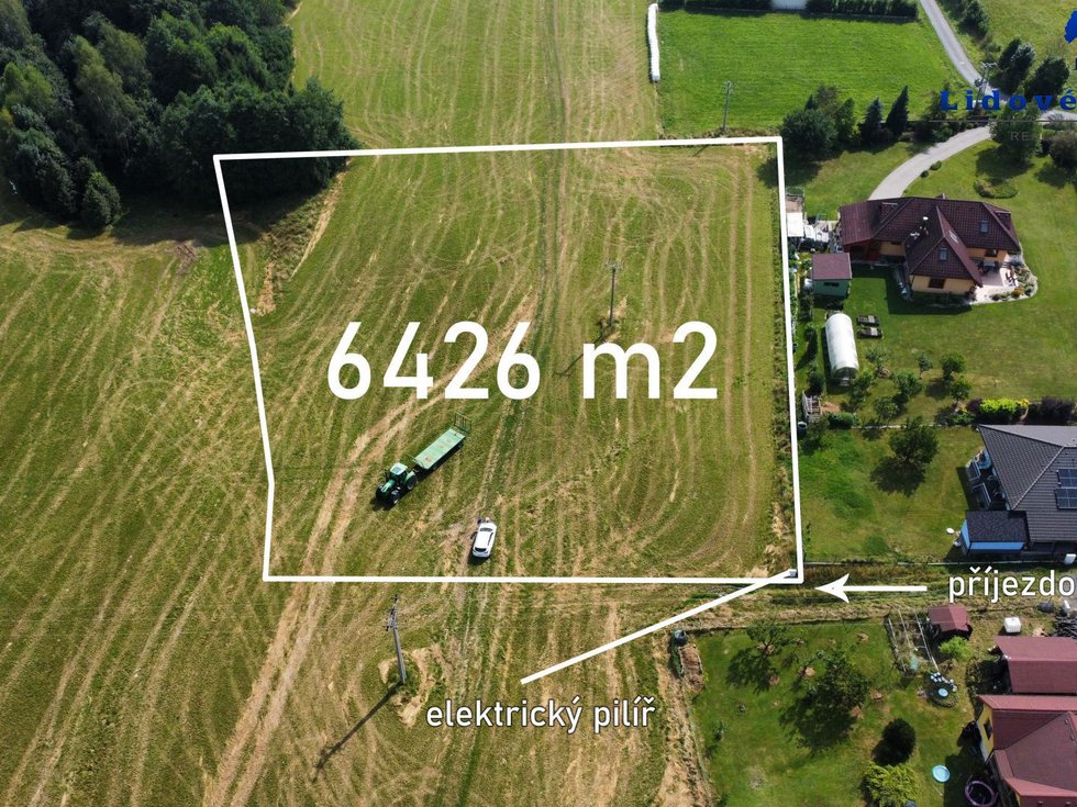 Prodej komerčního pozemku 6426 m², Dolní Domaslavice