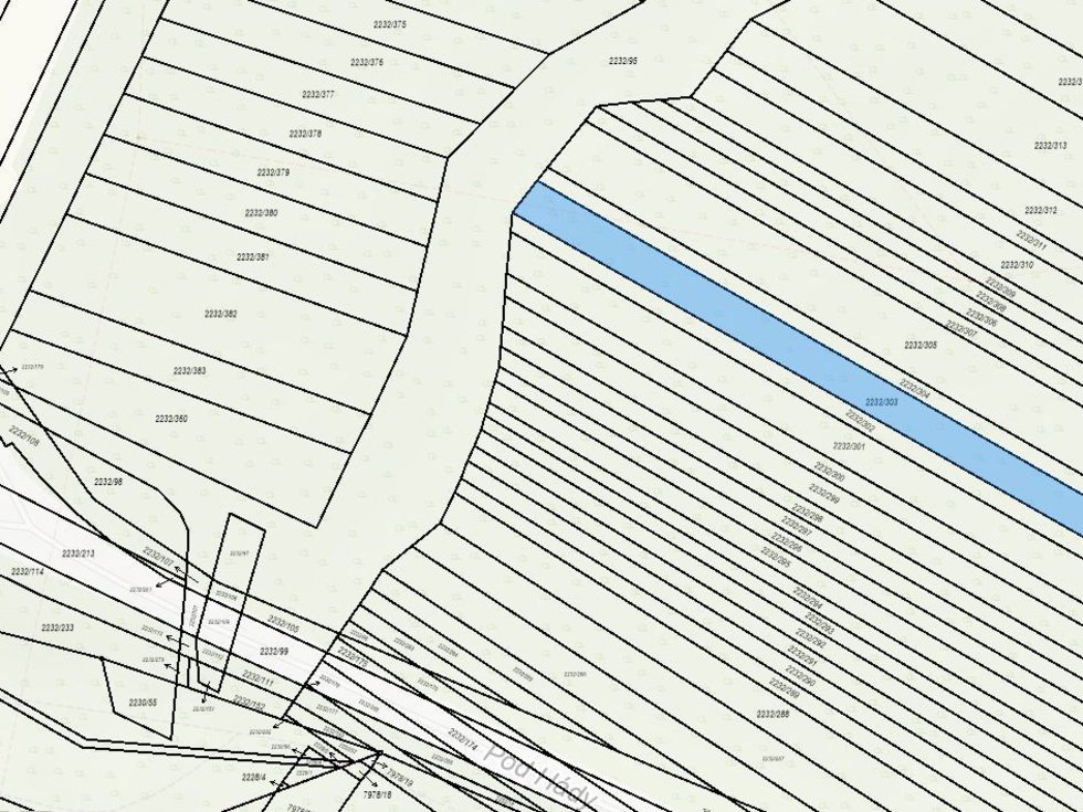 Prodej zahrady 1445 m², Brno