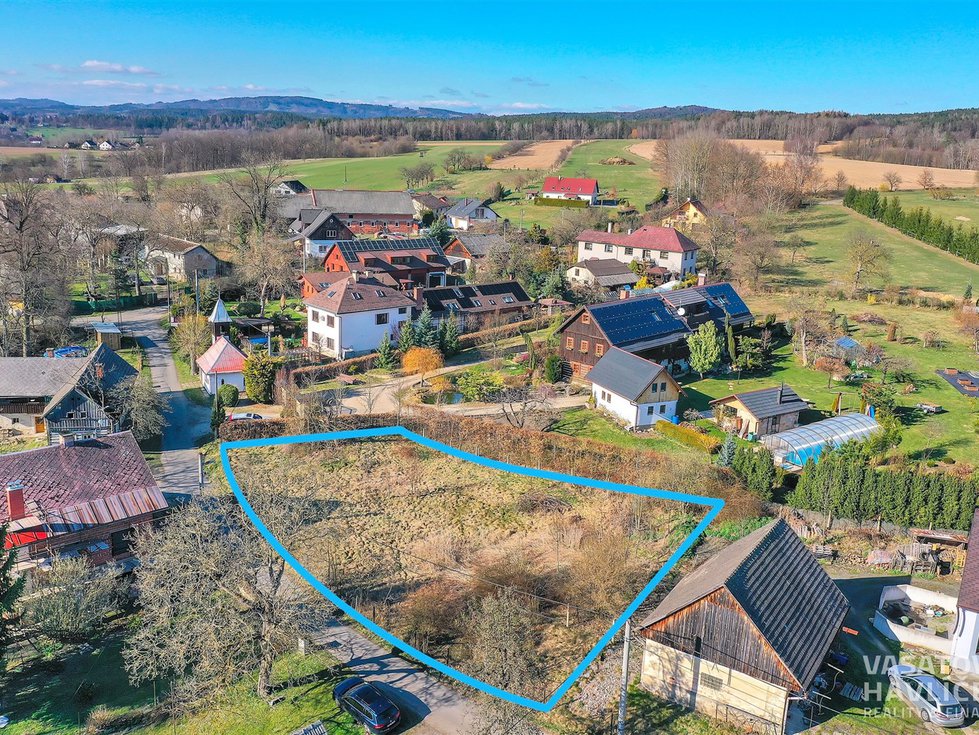 Prodej stavební parcely 991 m², Mírová pod Kozákovem