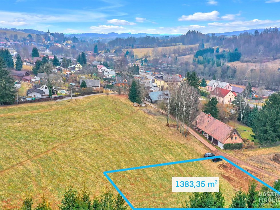 Prodej stavební parcely 1383 m², Chotěvice