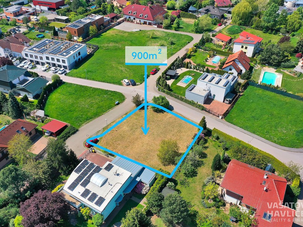 Prodej stavební parcely 900 m²